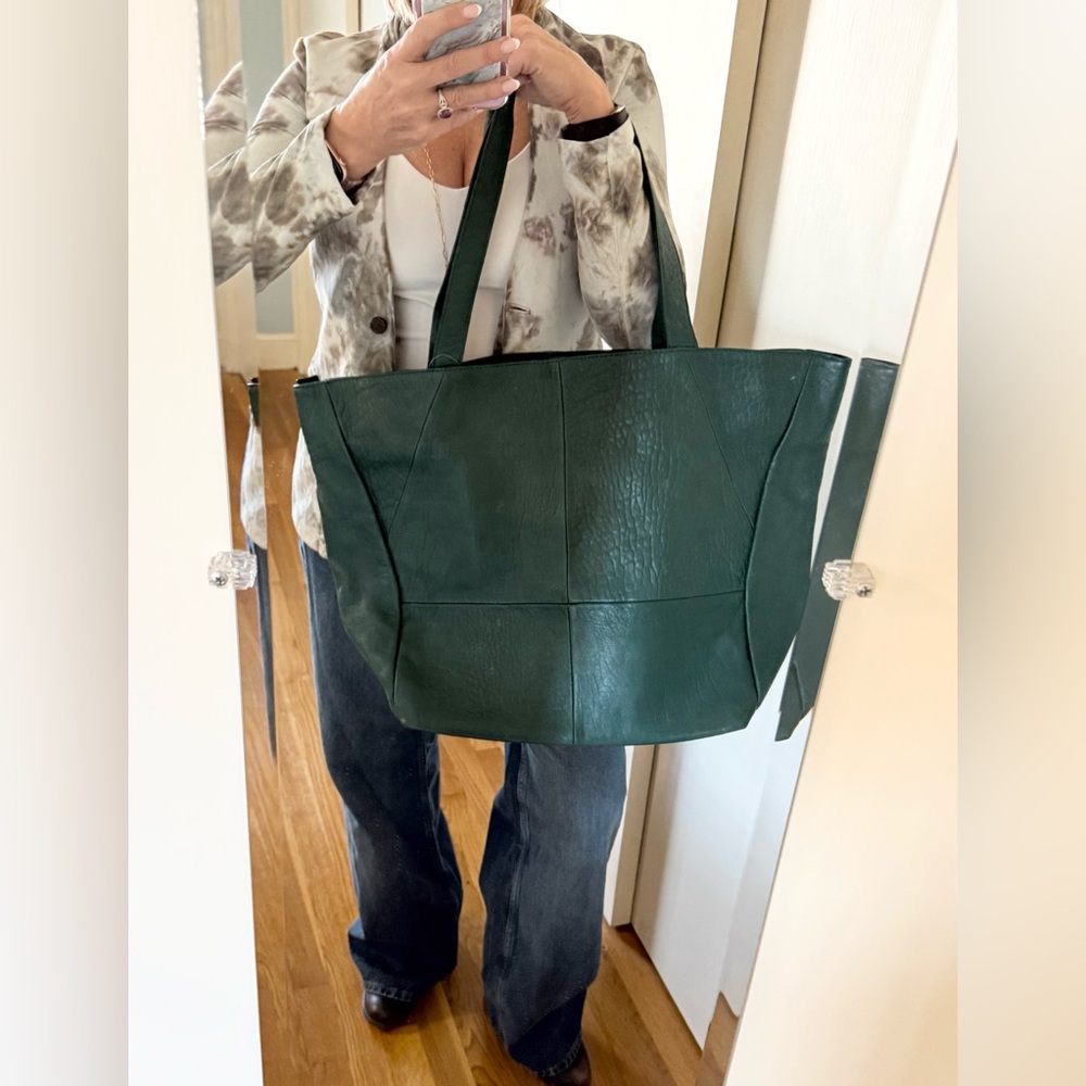 Anthropologie Everyday Leather Tote Bag - Picture 5 of 14